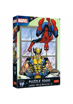 Puzzle 1000 Spider-Man&Wolverine: Święta TREFL