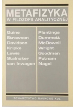 Metafizyka w filozofii Analitycznej