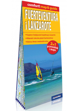 Fuerteventura i Lanzarote laminowany map&guide (2w1: przewodnik i mapa)