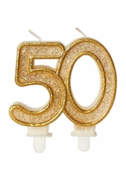 Świeczka urodzinowa 50