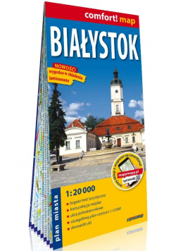 Białystok laminowany plan miasta 1:20 000
