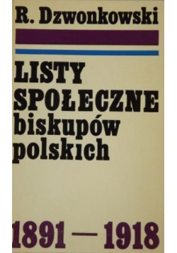 Listy społeczne biskupów polskich 1891 - 1918