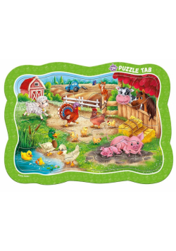 Puzzle ramkowe. Farma