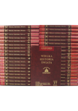 Oxford Wielka historia świata Tom 1 do 37