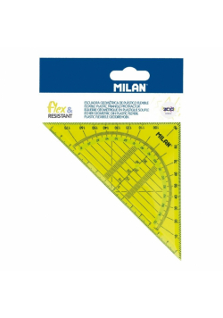 Ekierka elastyczna Asid 14cm żółta MILAN