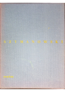 Szymański Pieśni