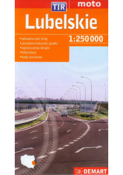 Lubelskie dla zawodowców mapa samochodowa