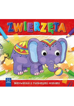 Zwierzęta Malowanka z ruchomymi oczkami