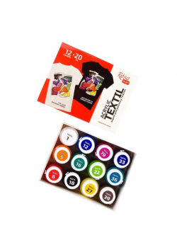 Farby do tkanin Style 12x20 ml