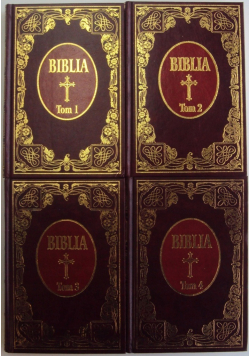 Biblia 4 Tomy Reprint z 1599r