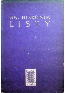 Hieronim Listy Tom I