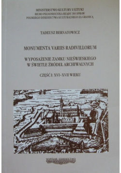 Monumenta variis radivillorum