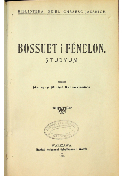 Bosseut i Fenelon studyum 1908 r