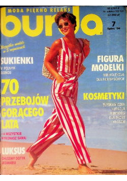 Burda Moda Piekno Relaks Nr  07 / 94