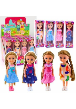 Laleczka mini z długimi włosami 15cm MIX