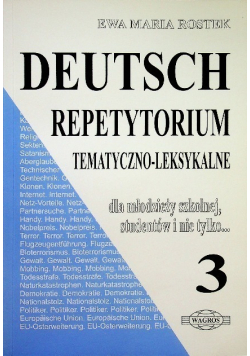 Deutsch Repetytorium tematyczno leksykalne Część III