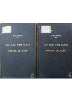Pan róg winy karze pokuta je maże Tom I i II 1903 r.