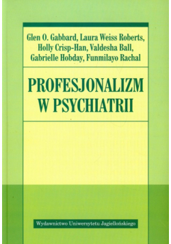 Crisp-Han Holly - Profesjonalizm w psychiatrii