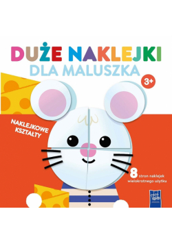Duże naklejki dla maluszka. Myszka 3+
