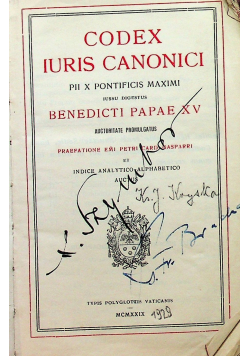 Codex iursi canonci 1929 r