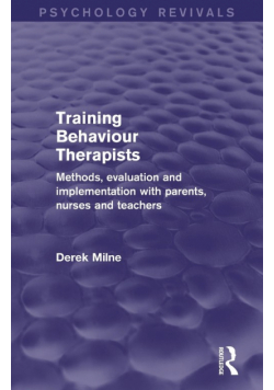 Training Behaviour Therapists