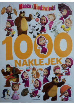 1000 naklejek Masza i Niedźwiedź