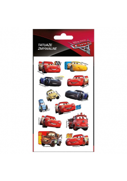 Tatuaże zmywalne Cars DERFORM