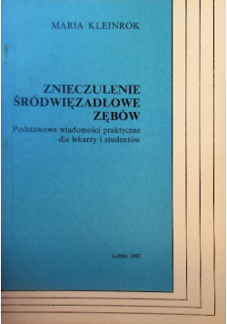 Znieczulenie śródwięzadłowe zębów