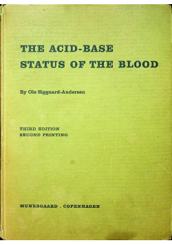 The Acid Base Status of the Blood