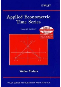 Applied Econometric time series