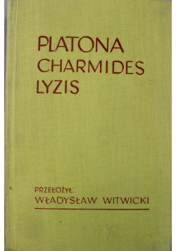 Platona  Charmides i Lyzis