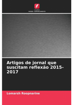 Artigos de jornal que suscitam reflexão 2015-2017