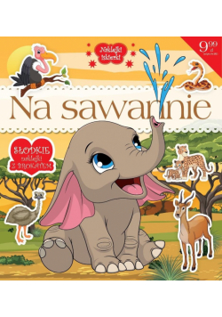 Naklejki iskierki z brokatem. Na sawannie