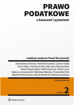 Prawo podatkowe z kazusami i pytaniami