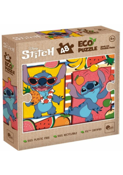 Puzzle 48 Stitch Eko dwustronne
