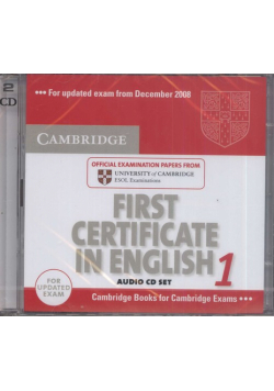 First certificate in English 1 CD