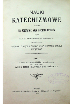 Nauki Katechizmowe 1908 r.