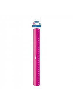 Linijka 30 cm różowa MILAN