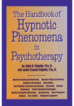 Handbook Of Hypnotic Phenomena In Psychotherapy