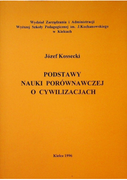 Podstawy nauki porównawczej o cywilizacjach