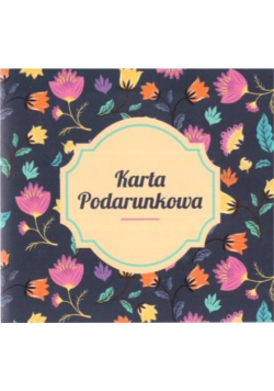 Etui karta podarunkowa - kwiaty