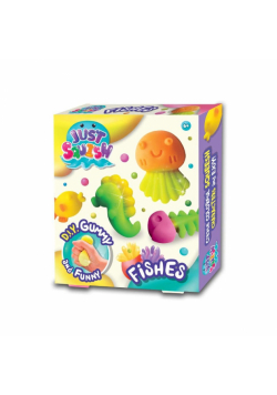 Zestaw kreatywny Strigo Just Squish stwórz swoje żelowe figurki Rybki