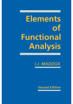 Elements of Functional Analysis