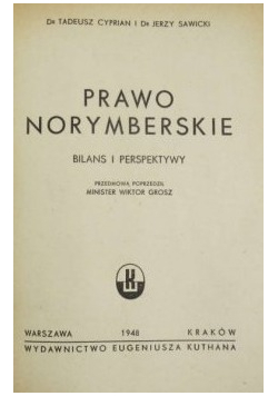 Prawo norymberskie bilans i perspektywy 1948 r