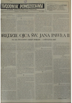 Tygodnik Powszechny Nr  1 do 52 / 87