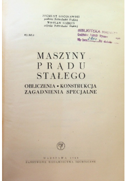 Maszyny prądu stałego