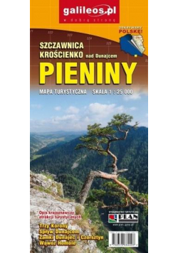 Mapa turystyczna - Pieniny 1:25 000 w.2019