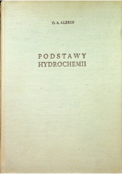 Podstawy hydrochemii