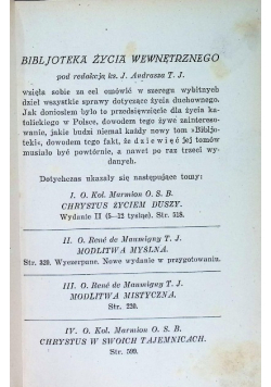Chrześcijanin na samotności 1931 r.