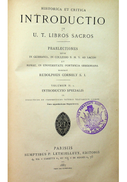 Introductio Volume II Część II 1887 r
